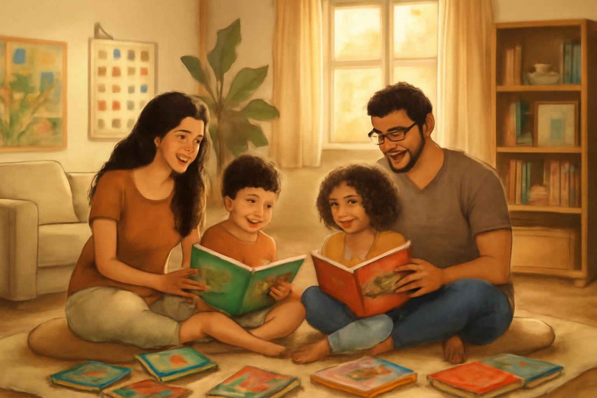 Como criar um clube de leitura bilíngue em família em casa