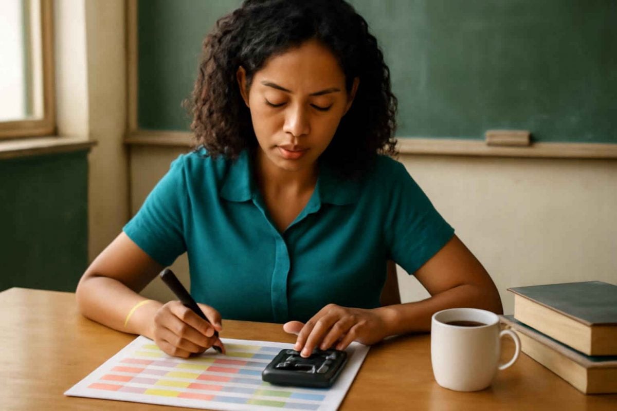Como escolher e usar um caderno de orçamento para professores organizar finanças