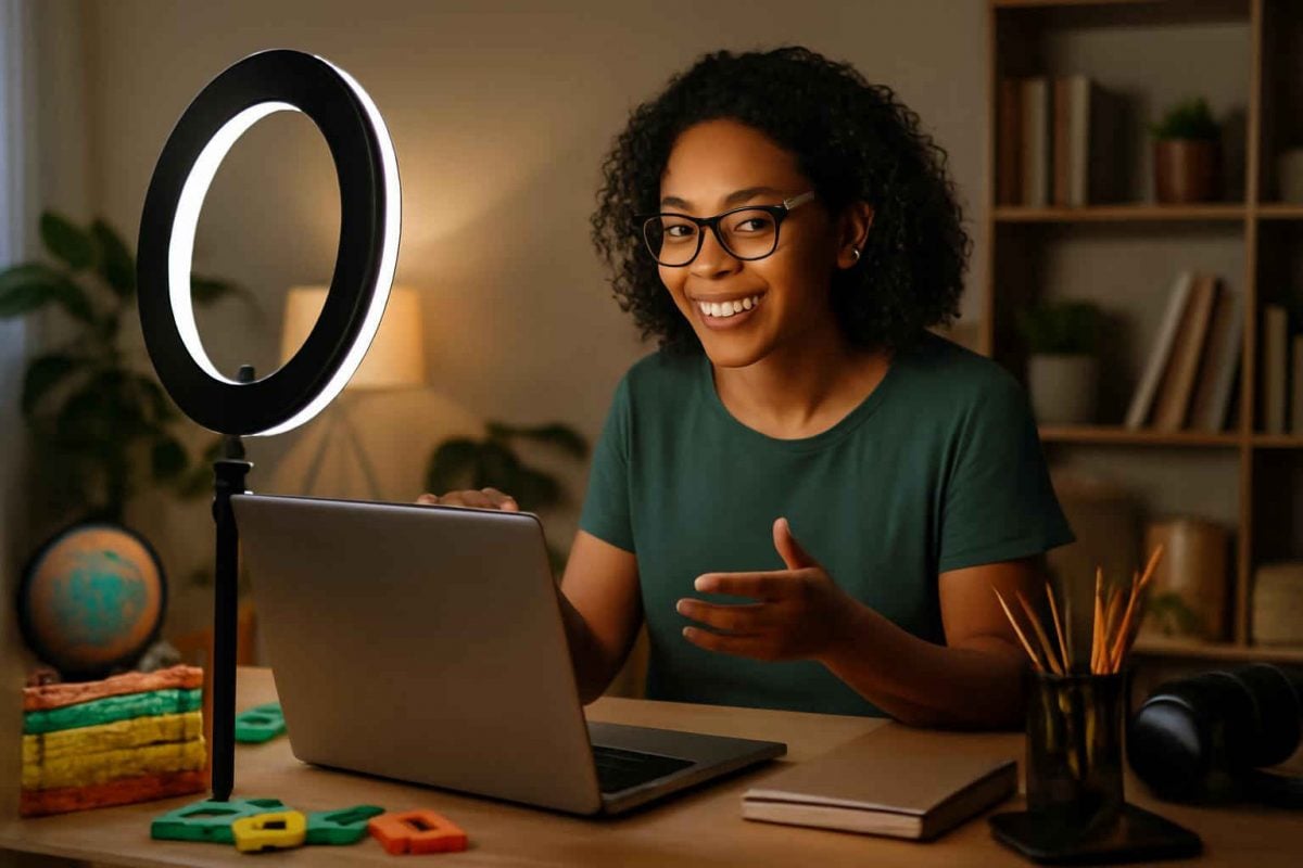 Como Escolher Ring Light para Aulas Online: Guia Completo para Educadores
