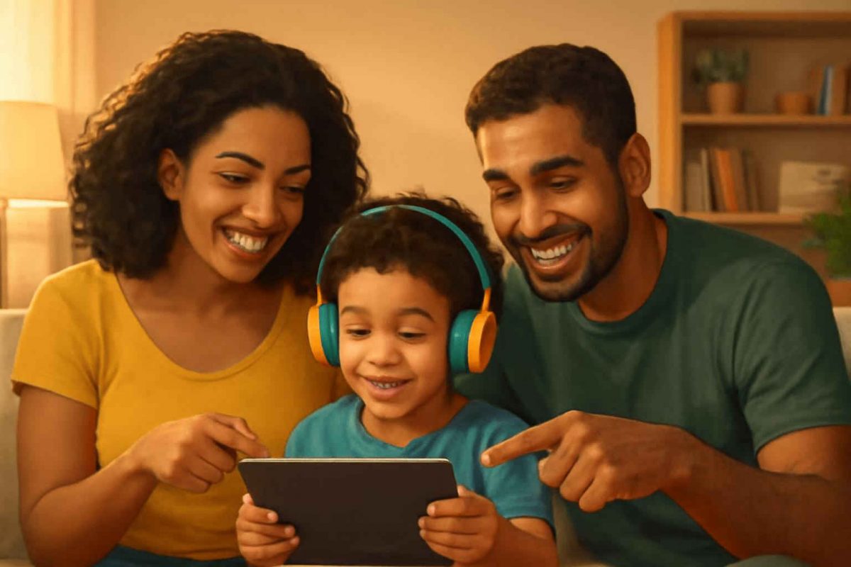 Como usar audiolivros em inglês para desenvolver a compreensão auditiva de crianças