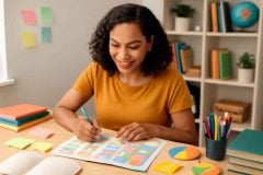 Planners para estudos pedagógicos: como escolher e organizar seu material