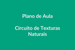 Plano de Aula – Circuito de Texturas Naturais – Educação Infantil – BNCC