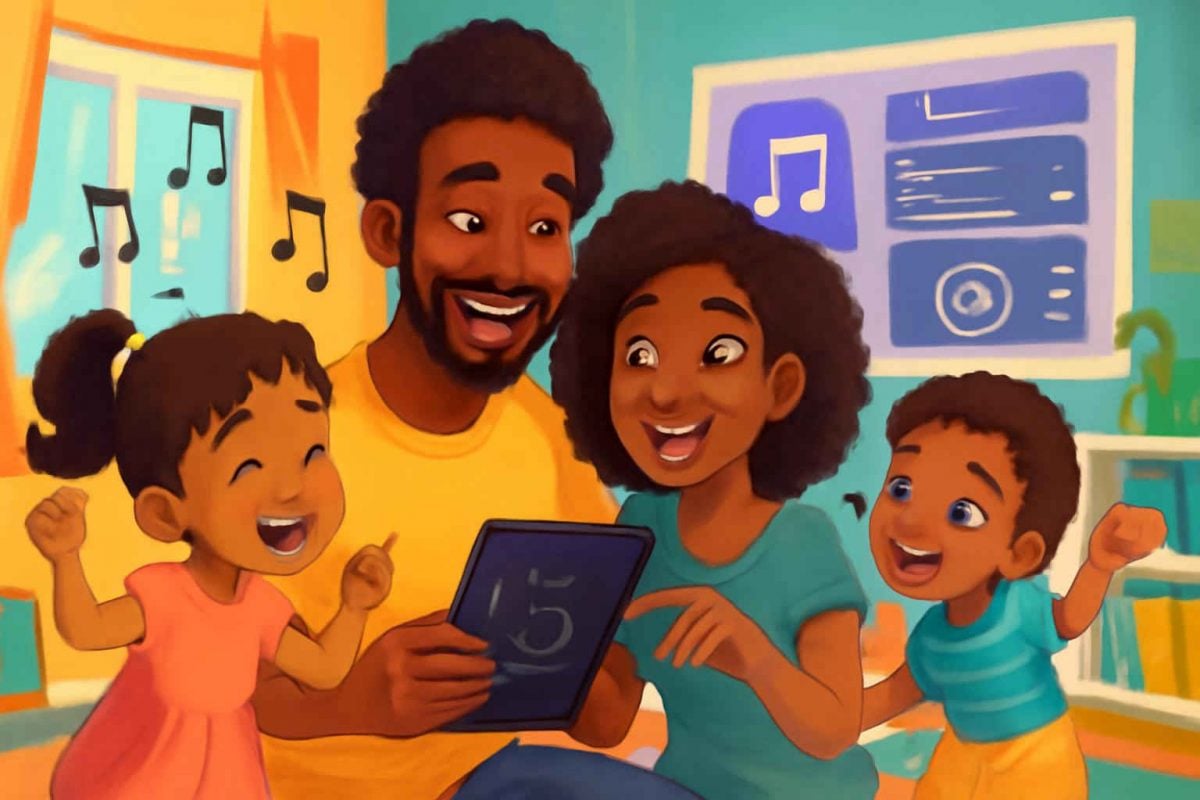 Como criar playlists de músicas bilíngues infantis para ensinar inglês de forma divertida