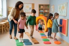 Como Criar Trilhas Sensoriais na Sala de Aula Inclusiva para Estimular a Propriocepção