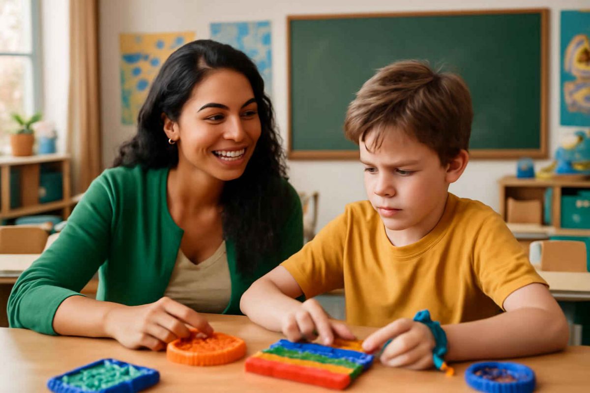 Como escolher fidget toys sensoriais para crianças com TDAH