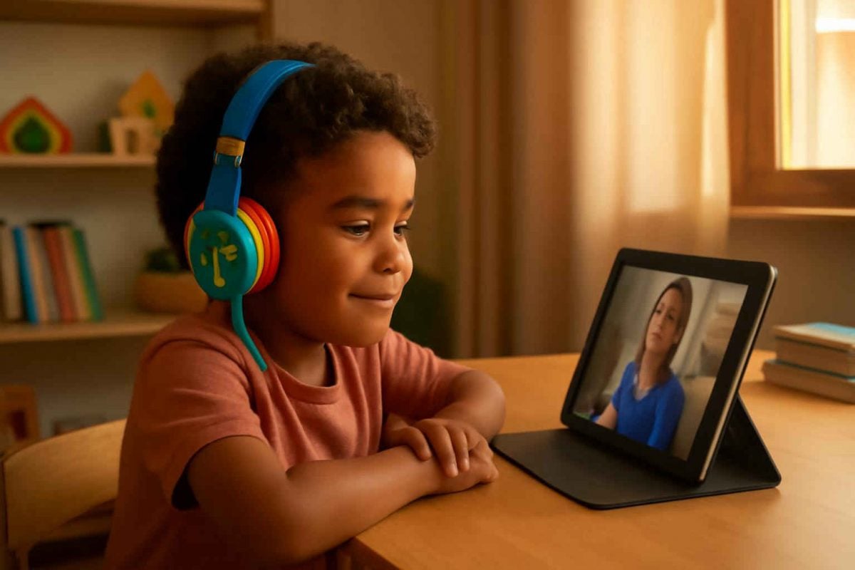 Como escolher e usar fones de ouvido infantis para otimizar o aprendizado de inglês