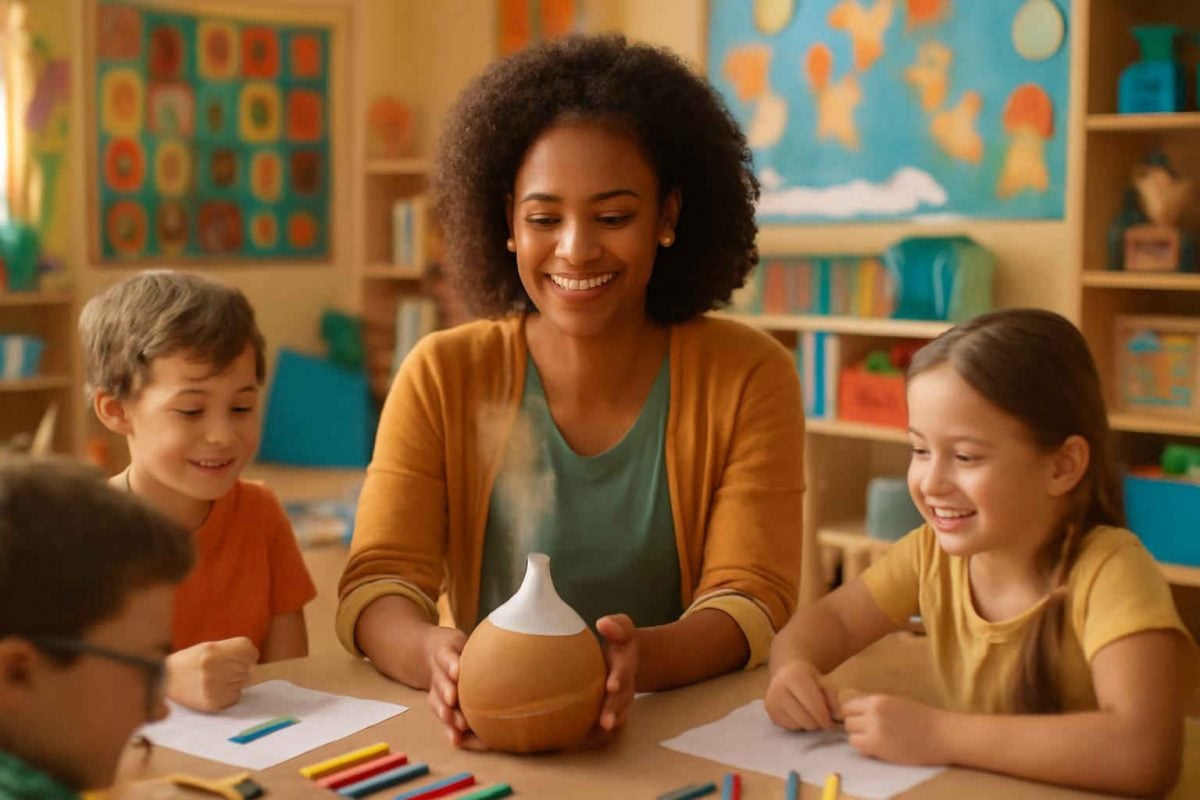 Como usar aromaterapia para crianças com TDAH na sala de aula inclusiva