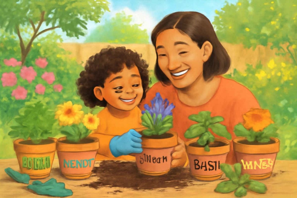 Como usar jardinagem para ensinar inglês a crianças: guia prático