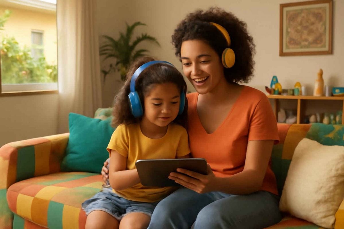 Como usar podcasts infantis em inglês para aprimorar a compreensão auditiva das crianças