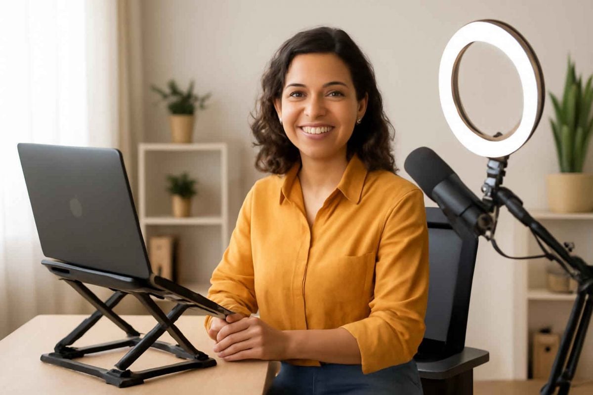 Ergonomia em aulas online para professores: monte um espaço saudável