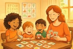 Como usar jogos de cartas bilíngues para ensinar inglês em casa