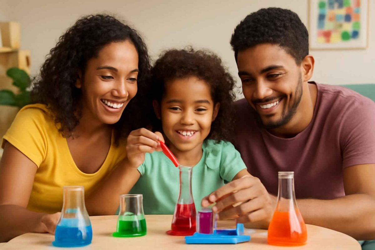 Como usar kits de ciência bilíngues para estimular o inglês e a curiosidade das crianças