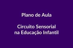 Plano de Aula – Circuito Sensorial – Educação Infantil – BNCC
