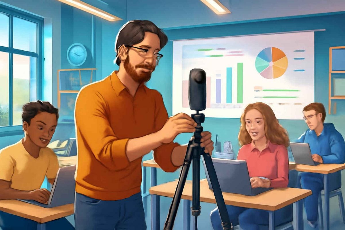 Como escolher e usar câmeras 360° para aulas imersivas e interativas