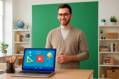 Como escolher e usar um green screen para aulas online engajadoras
