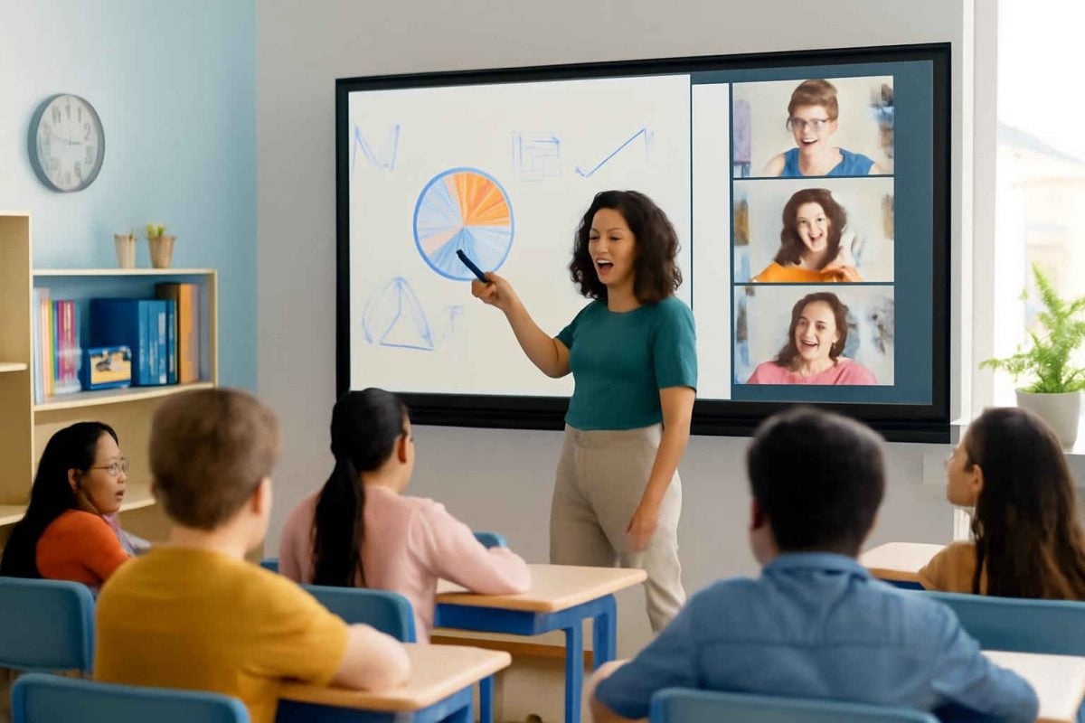 Como escolher e usar lousa digital interativa em aulas híbridas