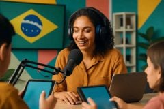 Como integrar podcasts educativos em aulas hĂbridas: guia completo
