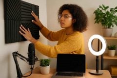 Como melhorar a acústica do home office para aulas online