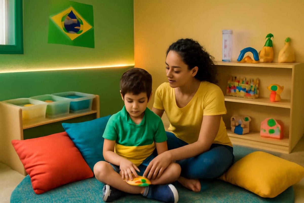 Como montar um cantinho de foco sensorial para crianças com TDAH na sala de aula inclusiva
