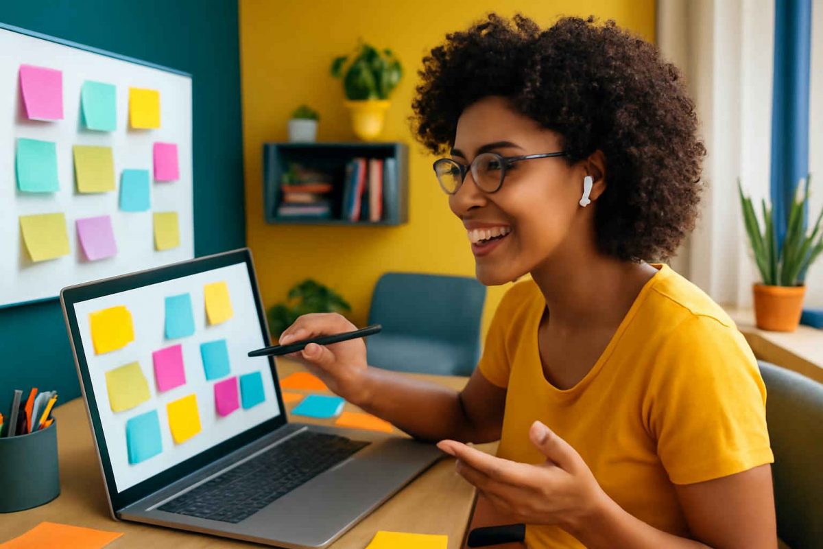 Como usar quadros brancos virtuais em aulas online: guia completo