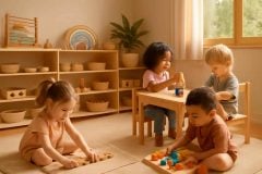 Melhores brinquedos Montessori bilíngues para alfabetização precoce