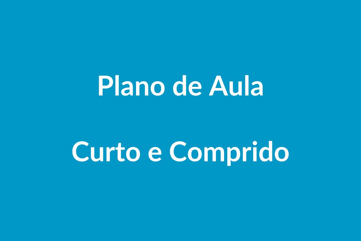 Plano de Aula Curto e Comprido – Educação Infantil – BNCC