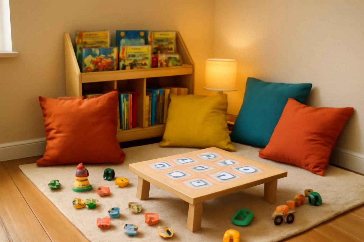 Como montar um cantinho de leitura bilíngue em casa para crianças