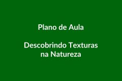 Plano de Aula BNCC – Descobrindo Texturas na Natureza – Educação Infantil