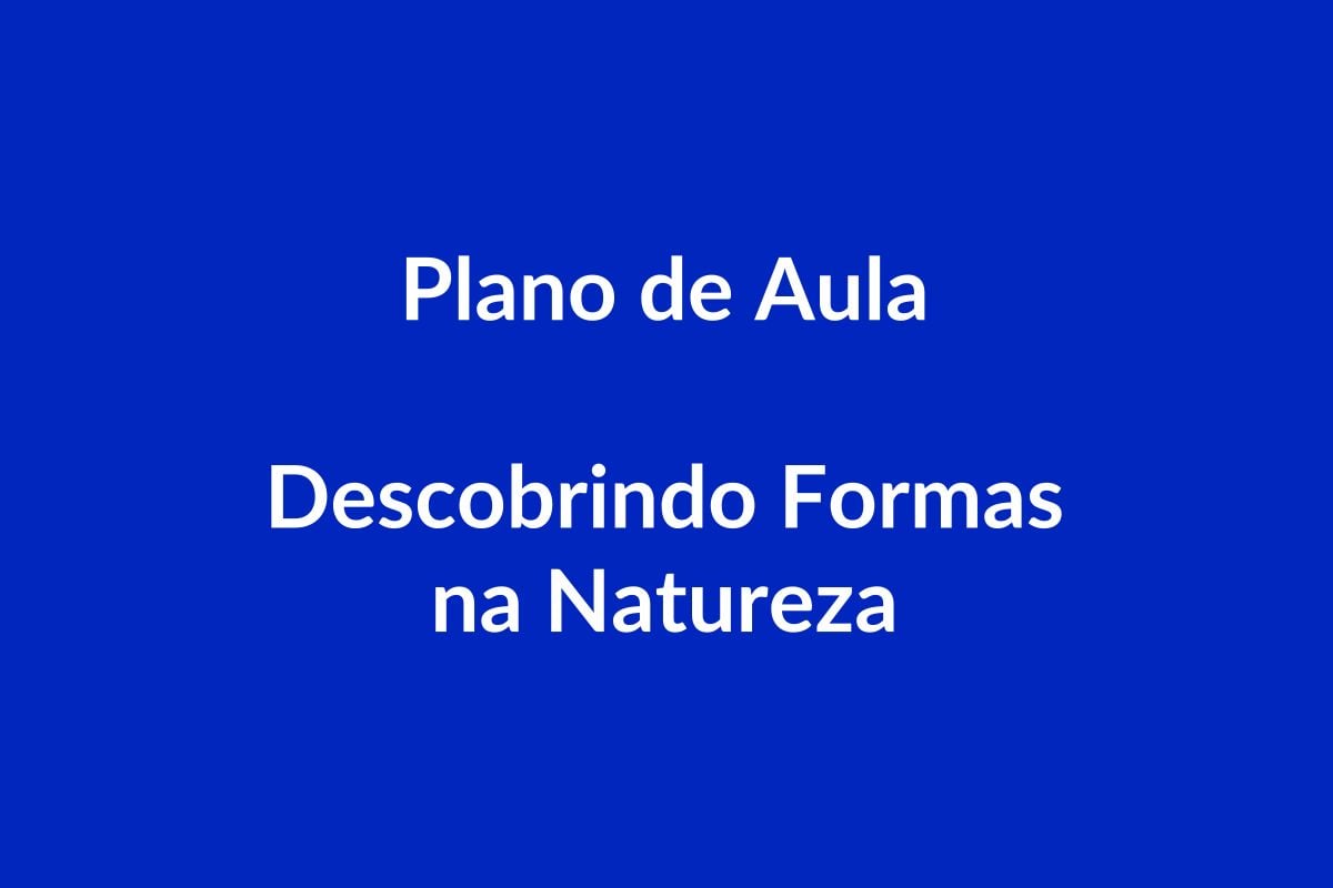 Plano de Aula – Descobrindo Formas na Natureza – Educação Infantil – BNCC