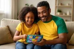 Como escolher o tablet infantil bilíngue ideal para aprender inglês em casa