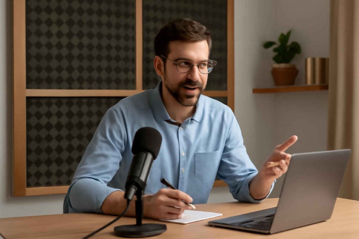Como montar um painel acústico caseiro para aulas online