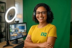 Como usar Chroma Key em aulas online e criar cenários profissionais