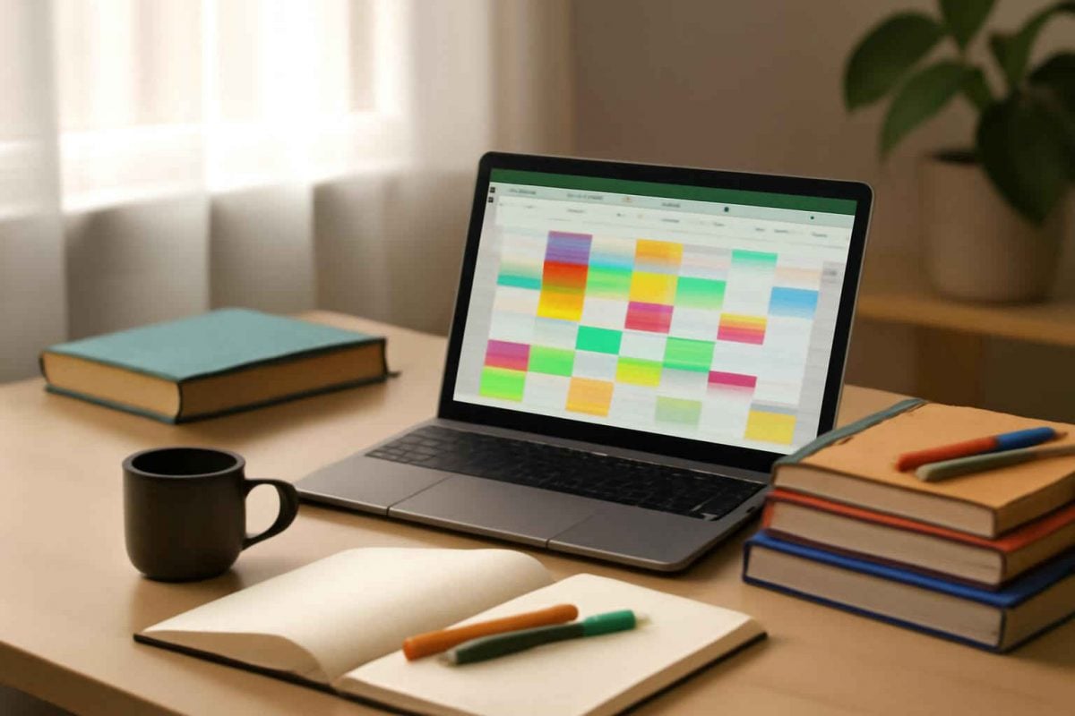 Guia Prático: Como criar um cronograma de estudos para concursos de pedagogia no Excel