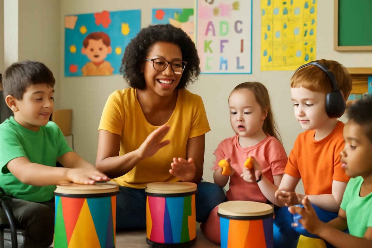 Musicoterapia na Psicopedagogia: Atividades Práticas para Crianças com TDAH e TEA