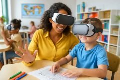 Realidade Virtual na Psicopedagogia: 5 Atividades Práticas para Crianças com TDAH e Dislexia
