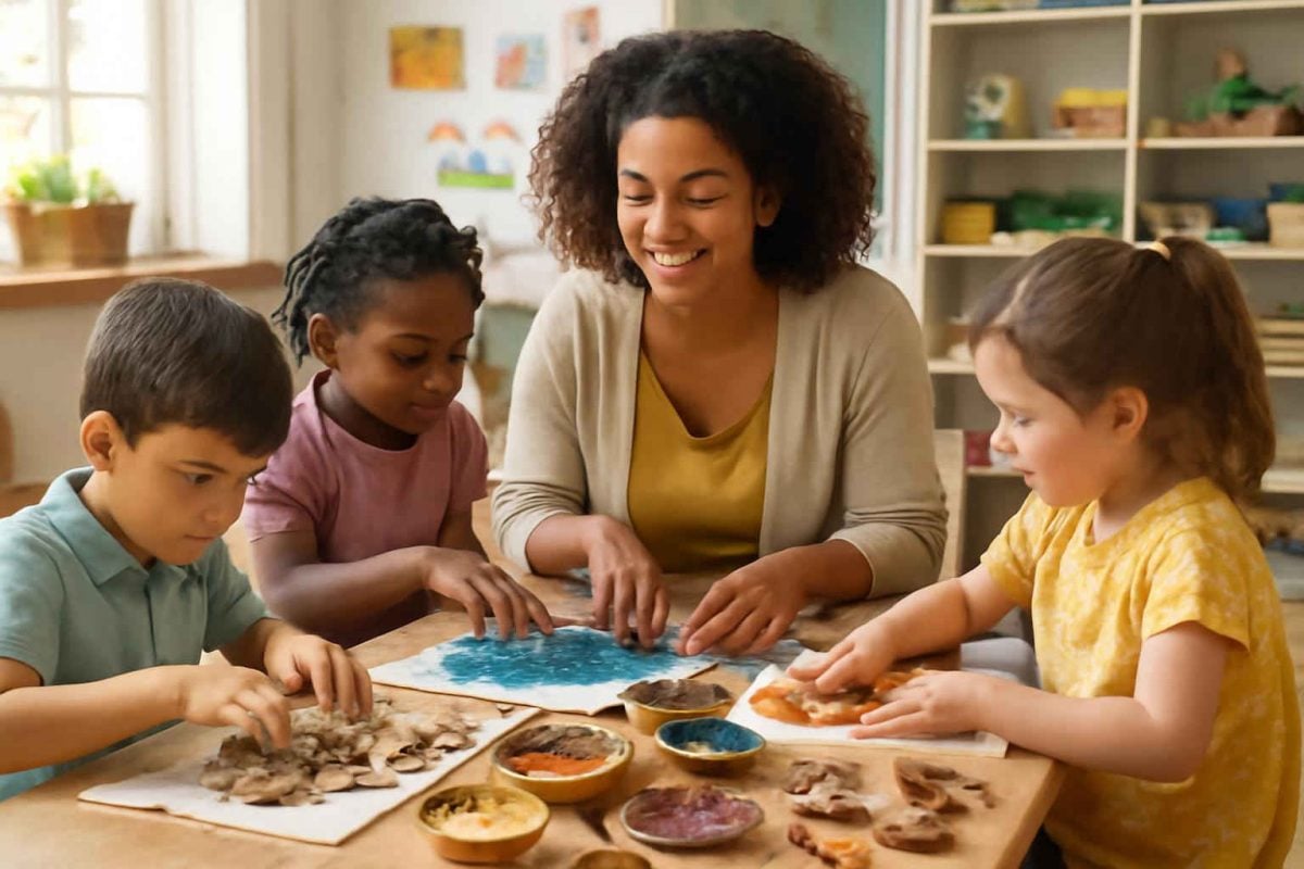Arte Sensorial para Crianças com TDAH e Dislexia: Materiais e Atividades Inclusivas