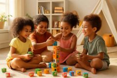 Blocos de Montar Bilíngues: Guia Completo para Estimular o Inglês Brincando