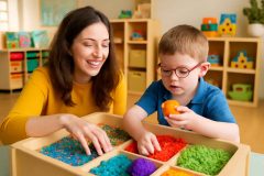 Como criar caixas sensoriais para crianças com TEA: guia completo