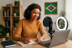 Como criar um podcast educativo: guia completo de equipamentos e produção