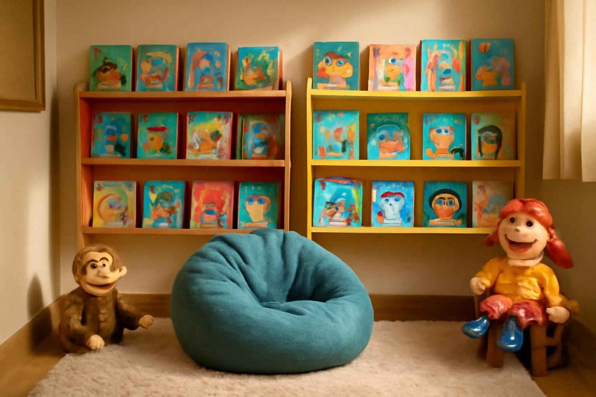 Como montar um cantinho de leitura bilíngue em casa para crianças