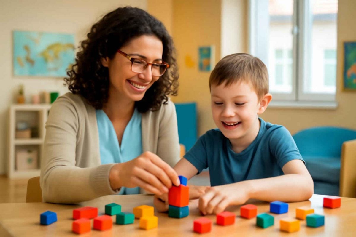 Como usar blocos de construção para estimular funções executivas em crianças com TDAH e TEA