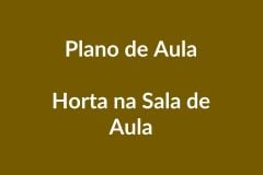 Plano de Aula BNCC – Horta na Sala de Aula – Educação Infantil