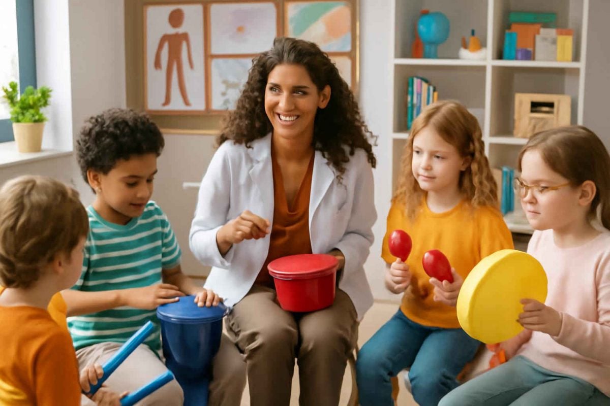 Musicoterapia na Psicopedagogia: Estratégias Neuroeducacionais para TDAH e Dislexia
