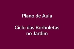 Plano de Aula – Ciclo das Borboletas no Jardim – Educação Infantil – BNCC