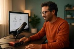 Como escolher interface de áudio USB para aulas online