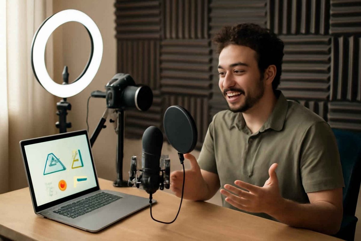 Guia Completo: Como Montar um Estúdio de Gravação Caseiro para Aulas Online