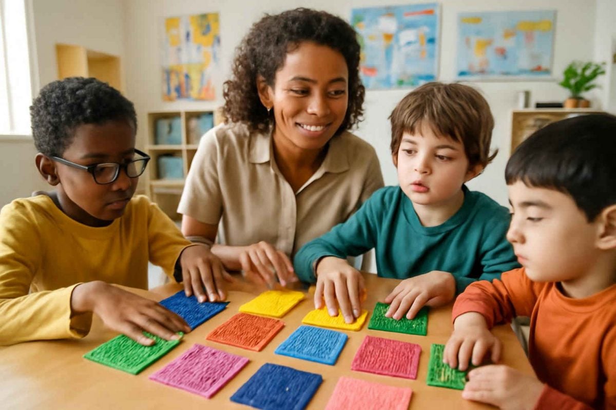 Como usar jogos de memória tátil em intervenções psicopedagógicas