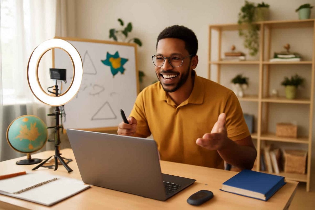 Como usar Ring Light para aulas online: guia completo