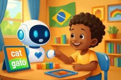 Como usar robôs educativos bilíngues para estimular o inglês em crianças