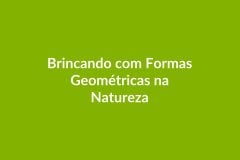 Plano de Aula – Brincando com Formas Geométricas na Natureza – Educação Infantil – BNCC